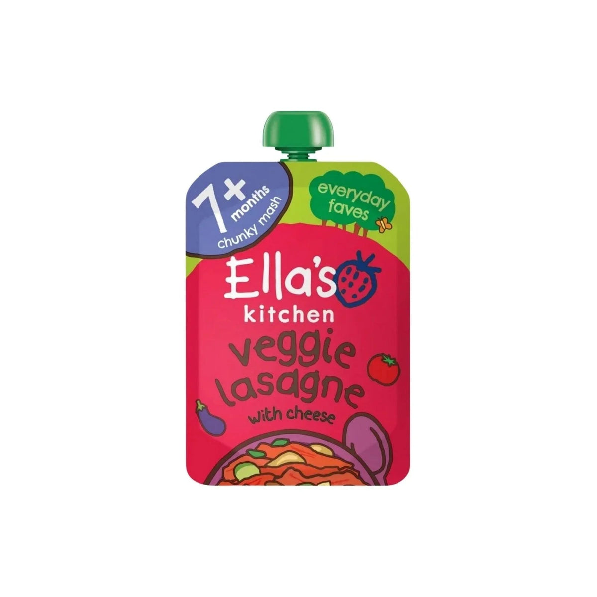 Ella's Kitchen Organic Veggie Lasagne Baby Food Pouch 7+ months 130g | Luxury Home Accessories | Heulog Glow