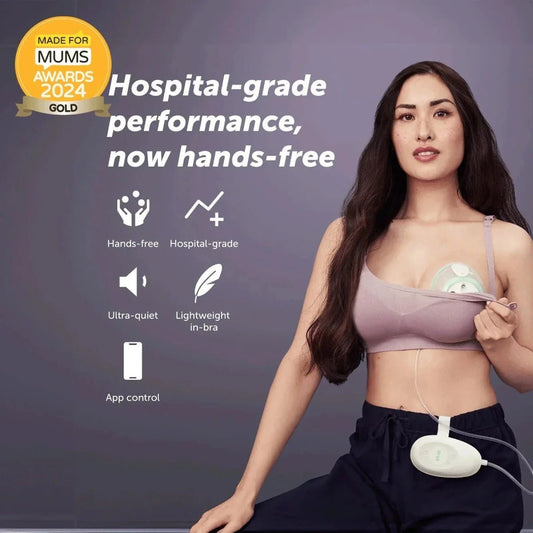 Elvie Stride Hands Free Single Electric Breast Pump | Luxury Home Accessories | Heulog Glow