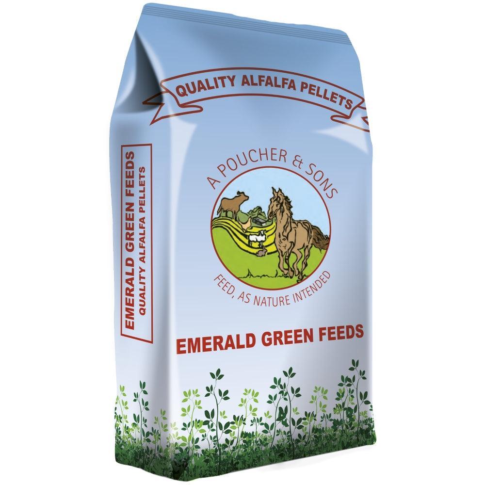Emerald Green Alfalfa Pellets | Luxury Home Accessories | Heulog Glow