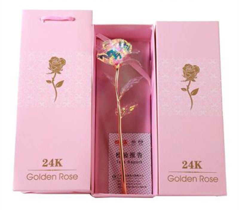 Enchanted Forever Rose Flower in Glass LED Light Christmas Decoration | Luxury Home Accessories | Heulog Glow