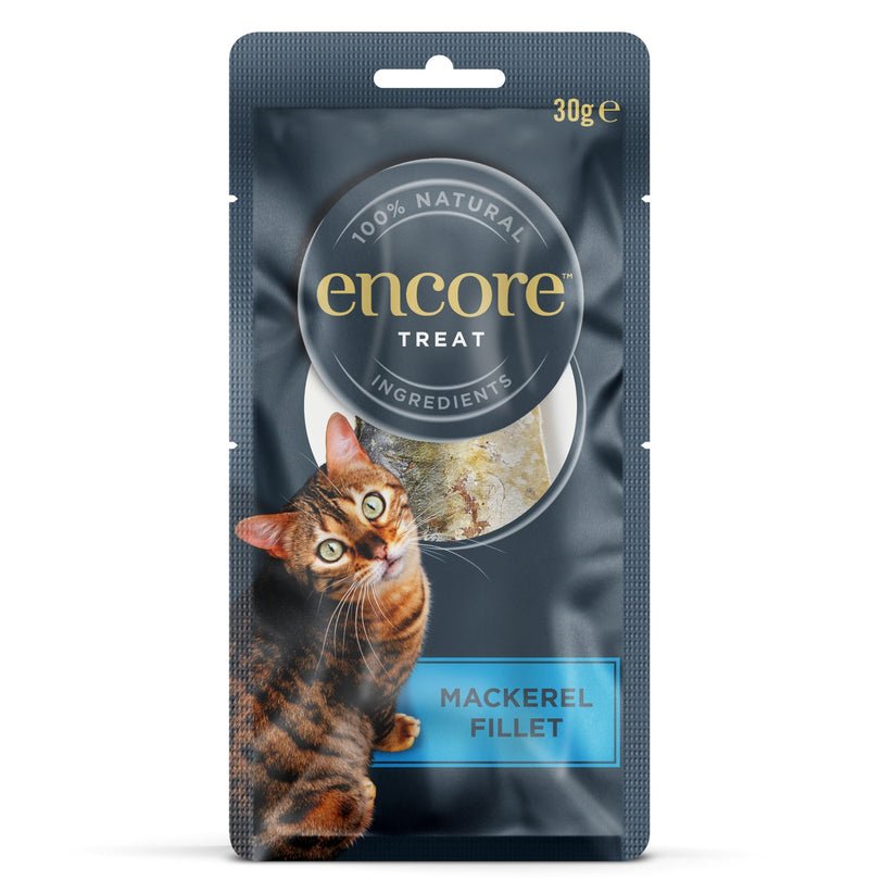 Encore Adult Cat Treats - Mackerel Fillet 30g | Luxury Home Accessories | Heulog Glow