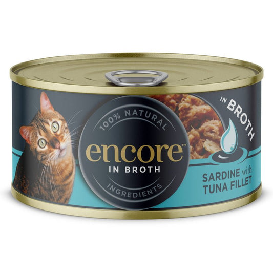 Encore Cat Tin Sardine & Tuna - 70g | Luxury Home Accessories | Heulog Glow