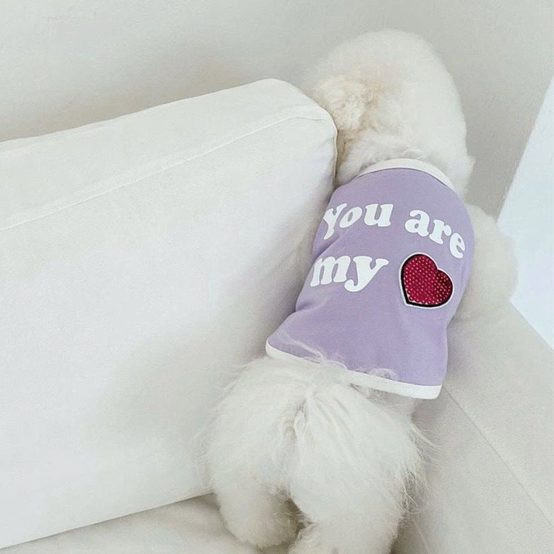 English Candy Color Dog Summer Thin Clothes Vest | Luxury Home Accessories | Heulog Glow