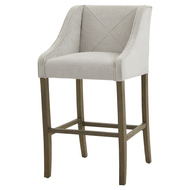 Epsom Grey Bar Stool | Luxury Home Accessories | Heulog Glow