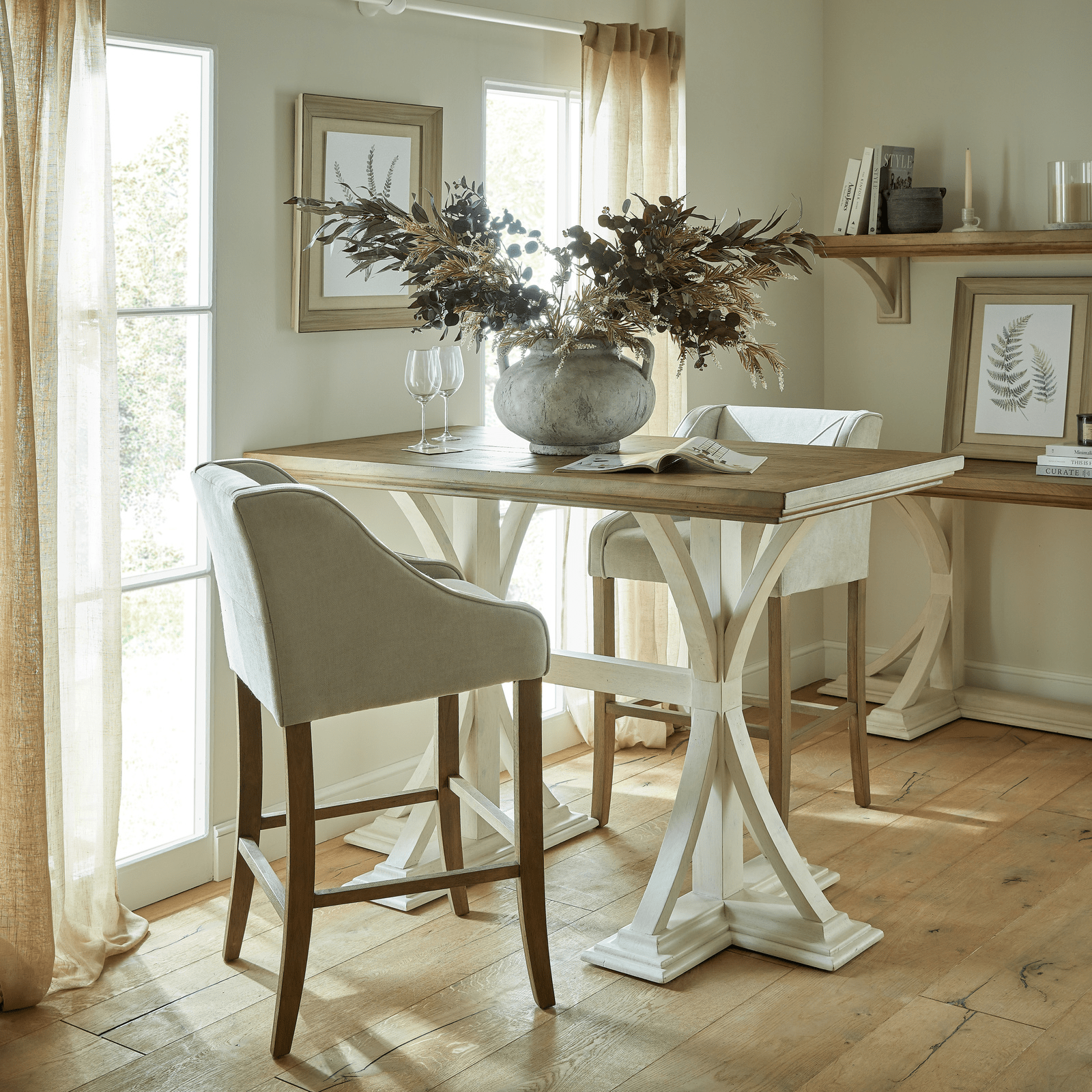 Epsom Grey Bar Stool | Luxury Home Accessories | Heulog Glow