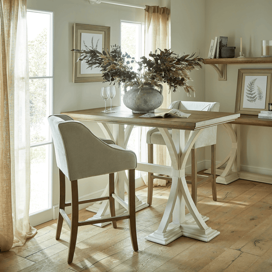 Epsom Grey Bar Stool | Luxury Home Accessories | Heulog Glow