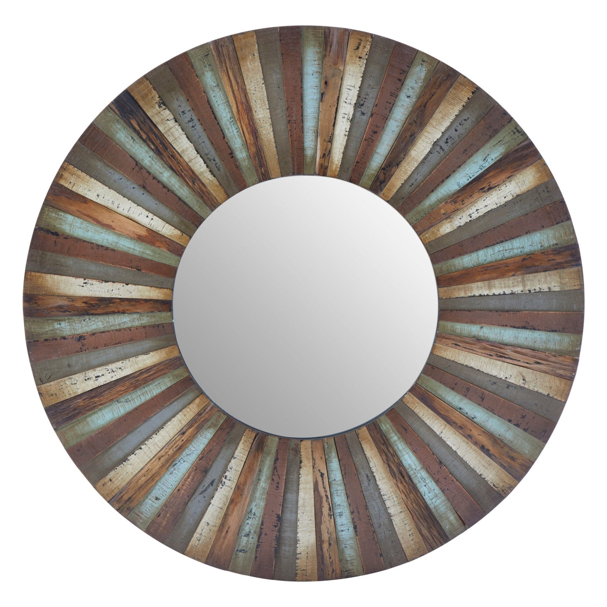 Eternal Wooden Round Wall Mirror | Luxury Home Accessories | Heulog Glow