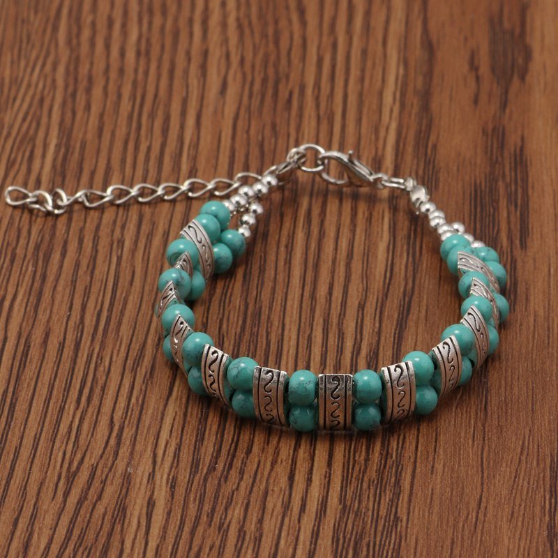Ethnic Turquoise Bracelet | Luxury Home Accessories | Heulog Glow