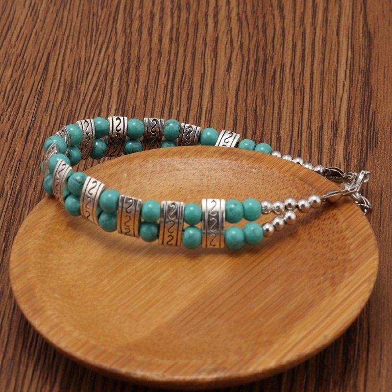 Ethnic Turquoise Bracelet | Luxury Home Accessories | Heulog Glow