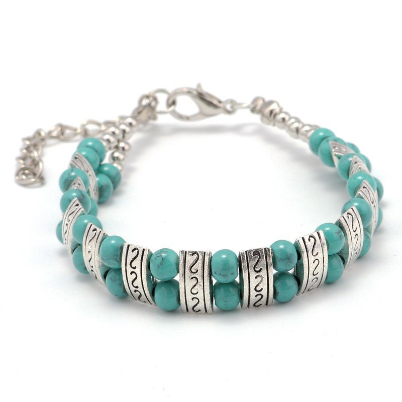 Ethnic Turquoise Bracelet | Luxury Home Accessories | Heulog Glow