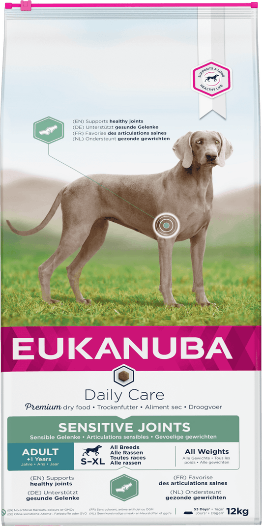 Eukanuba Daily Care Sensitive Joints 12kg | Luxury Home Accessories | Heulog Glow