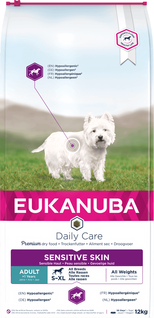 Eukanuba Daily Care Sensitive Skin 12kg | Luxury Home Accessories | Heulog Glow