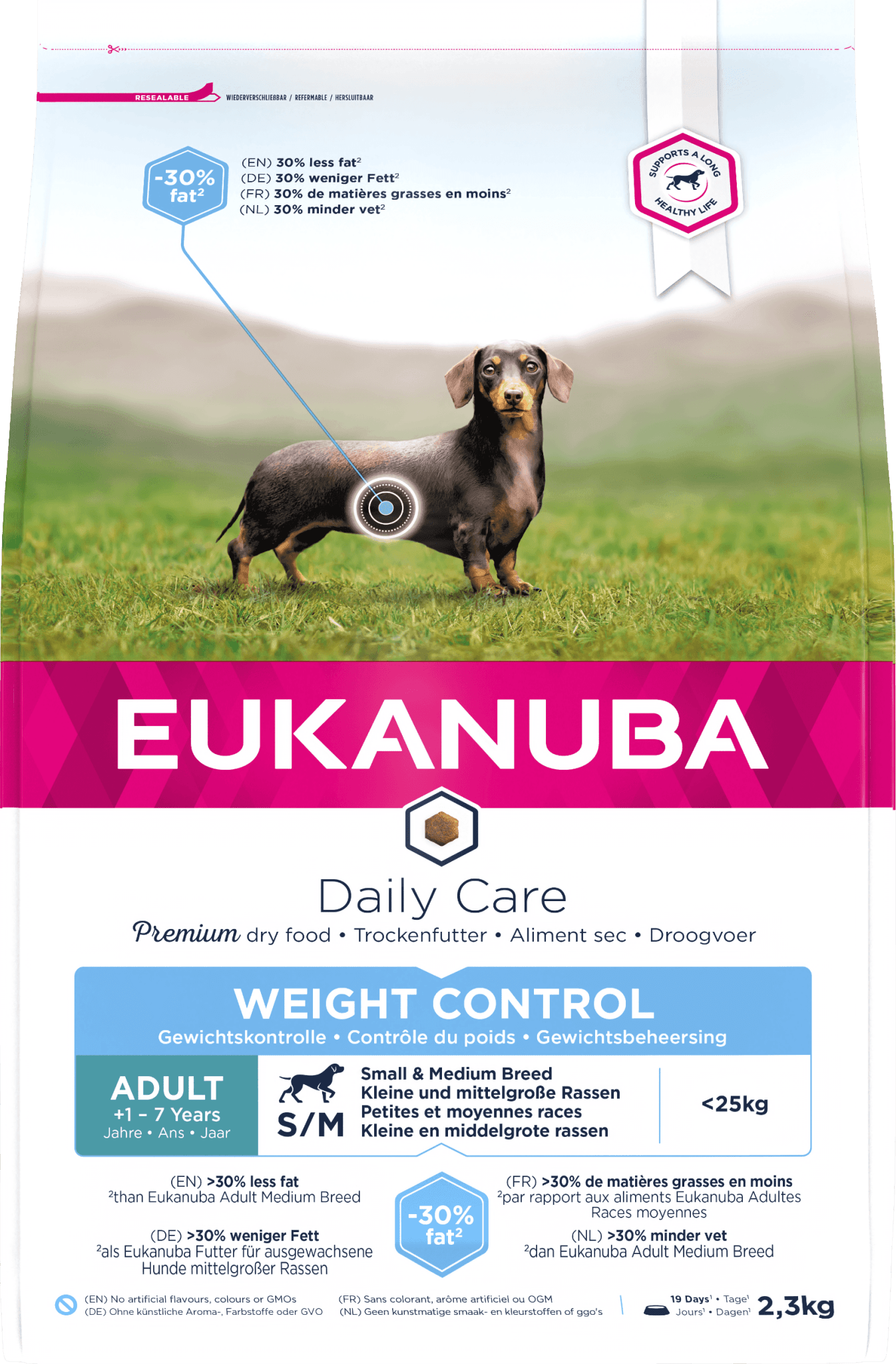 Eukanuba Daily Care Weight Control Small Medium Breed 2.3kg | Luxury Home Accessories | Heulog Glow