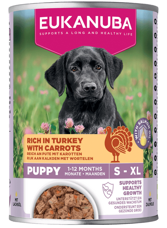 Eukanuba Dog Can Life Care Puppy All Breeds Turkey & Carrot 400g | Luxury Home Accessories | Heulog Glow