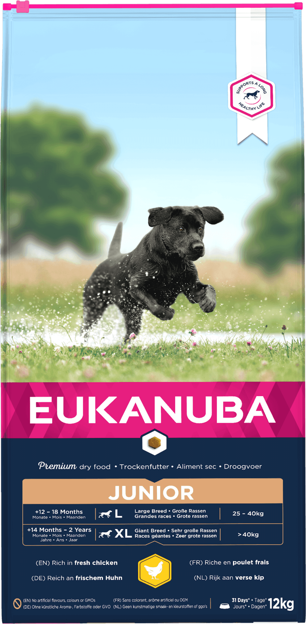 Eukanuba Dog Junior Large Chicken 12kg | Luxury Home Accessories | Heulog Glow