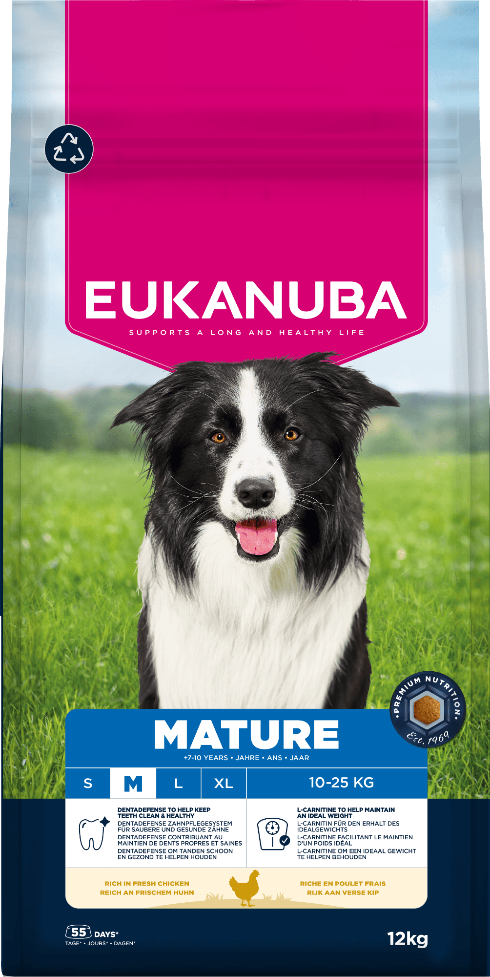 Eukanuba Dog Mature Medium Chicken 12kg | Luxury Home Accessories | Heulog Glow
