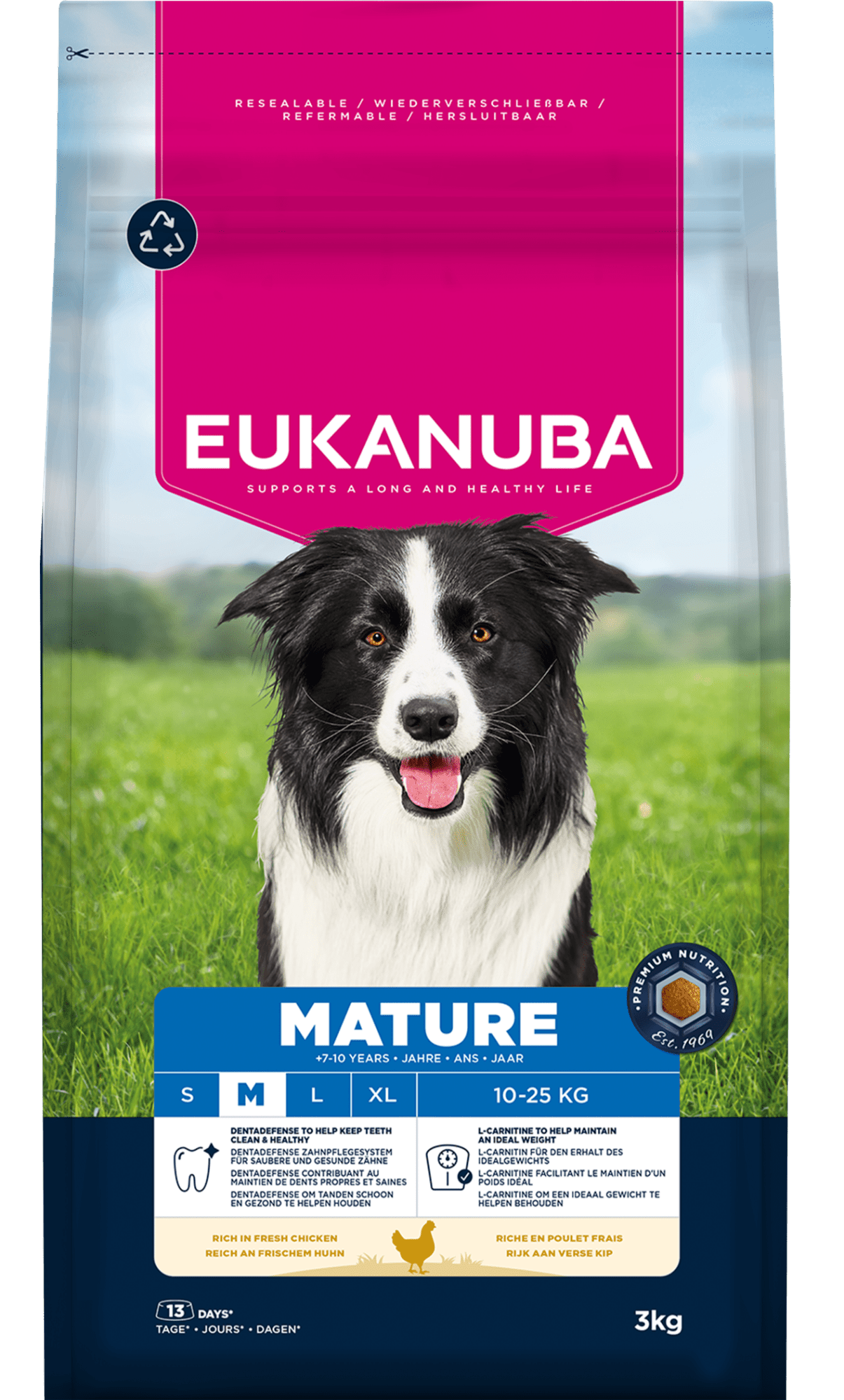 Eukanuba Dog Mature Medium Chicken 3kg | Luxury Home Accessories | Heulog Glow