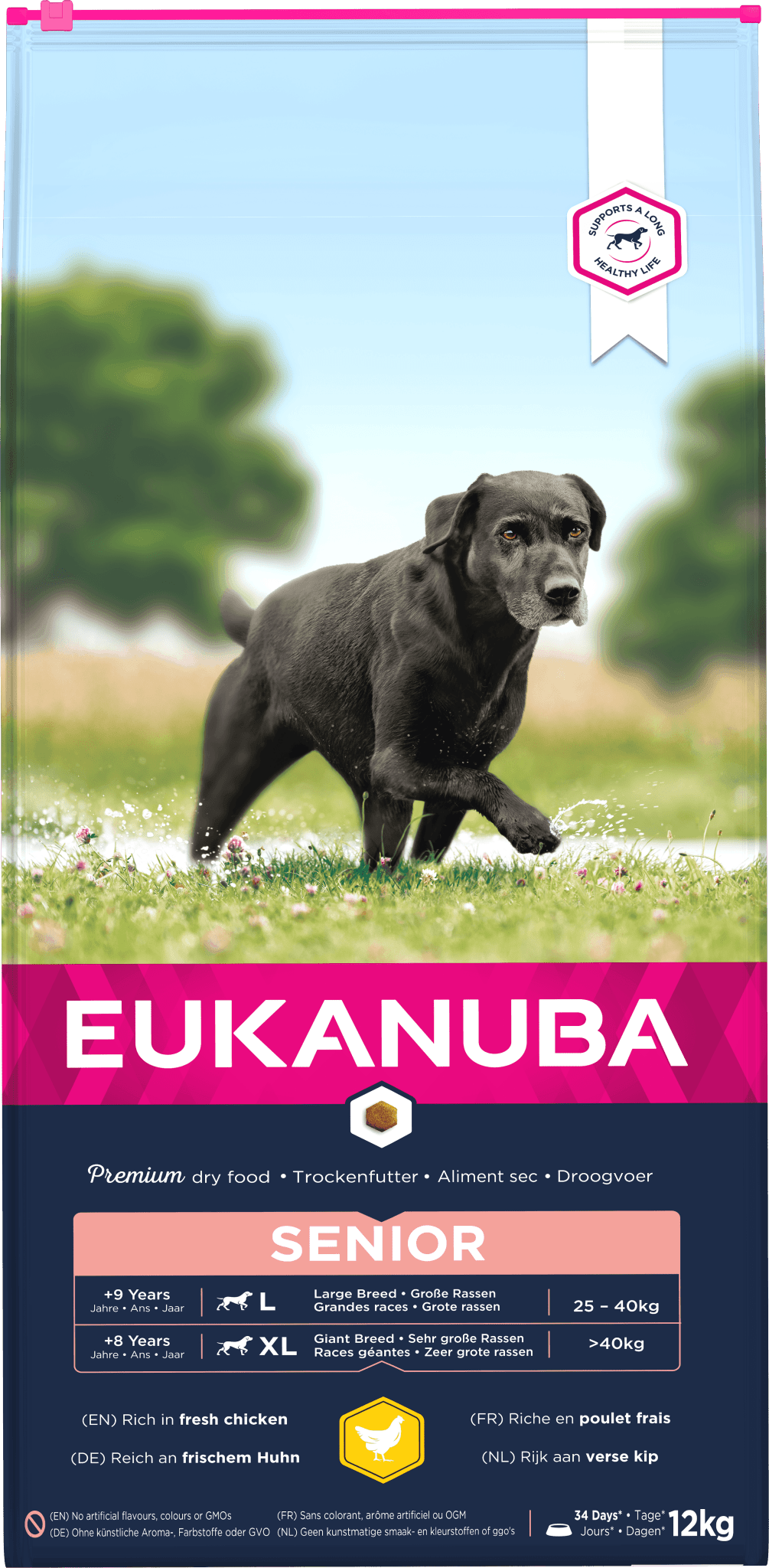 Eukanuba Dog Senior Large Chicken 12kg | Luxury Home Accessories | Heulog Glow