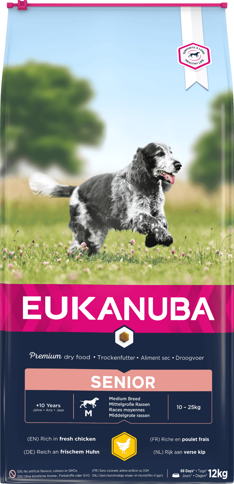 Eukanuba Dog Senior Medium Chicken 12kg | Luxury Home Accessories | Heulog Glow