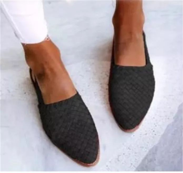 European And American Baotou Flat Sandals With Buckle | Luxury Home Accessories | Heulog Glow