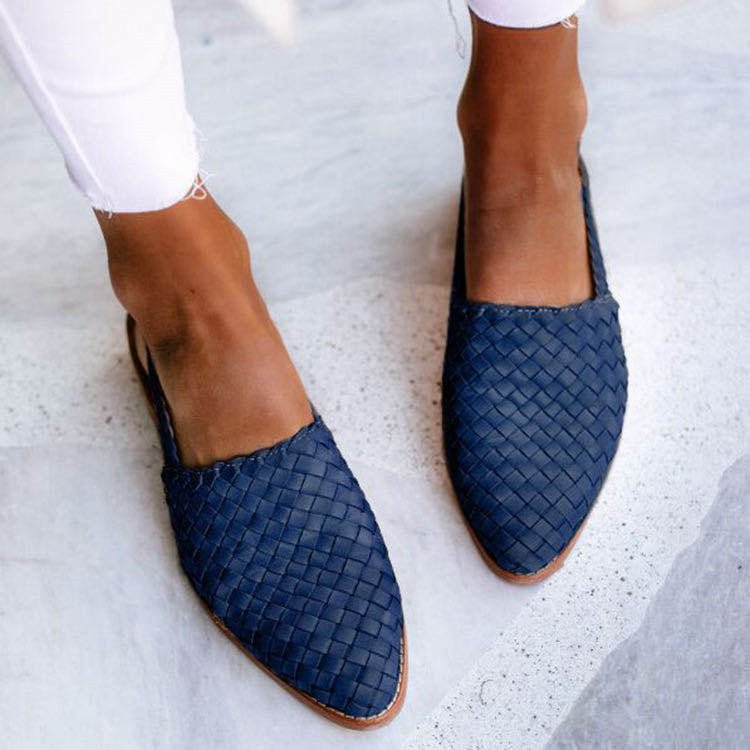 European And American Baotou Flat Sandals With Buckle | Luxury Home Accessories | Heulog Glow