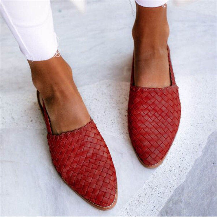 European And American Baotou Flat Sandals With Buckle | Luxury Home Accessories | Heulog Glow