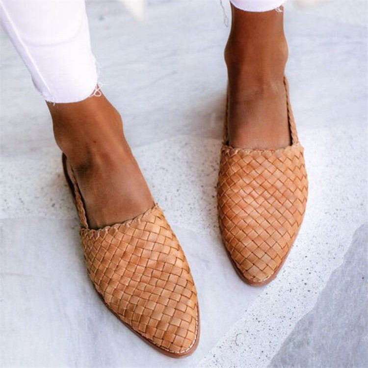 European And American Baotou Flat Sandals With Buckle | Luxury Home Accessories | Heulog Glow