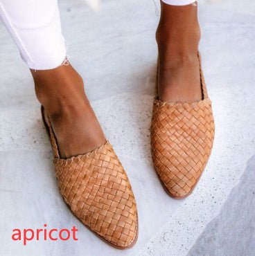 European And American Baotou Flat Sandals With Buckle | Luxury Home Accessories | Heulog Glow