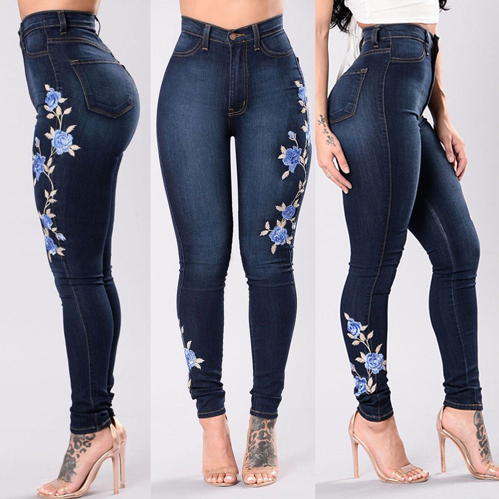 European and American embroidered jeans | Luxury Home Accessories | Heulog Glow