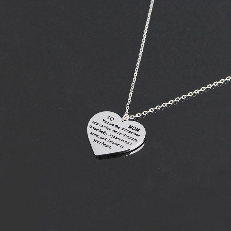 European and American lettering necklace warm Mother's Day gift | Luxury Home Accessories | Heulog Glow