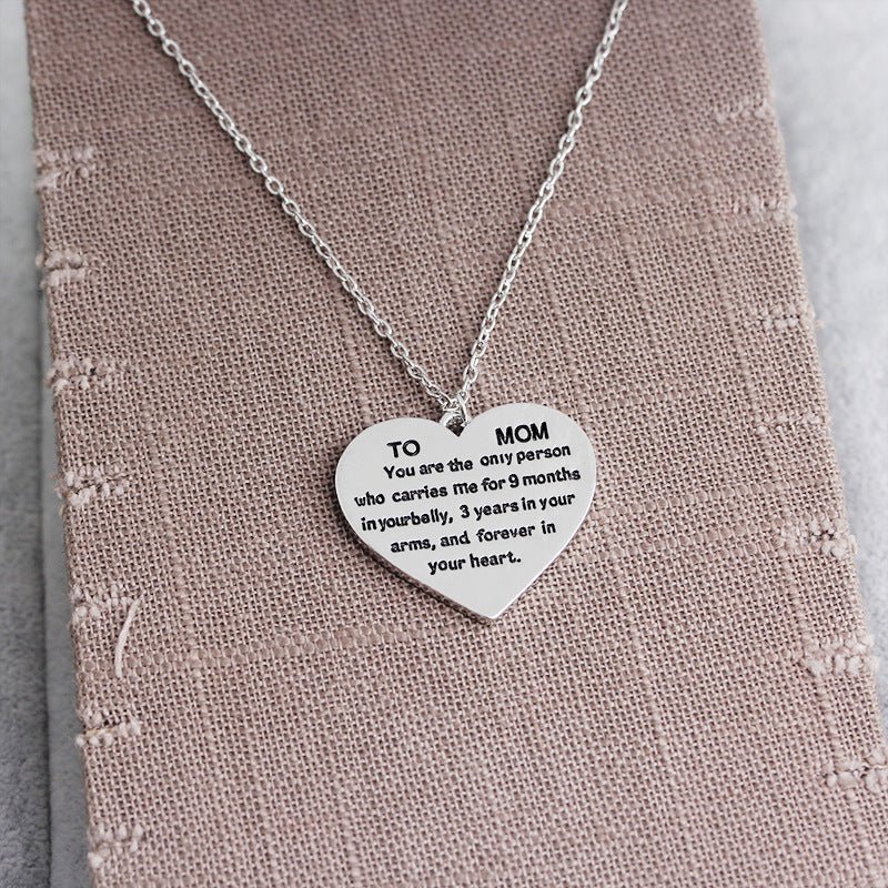 European and American lettering necklace warm Mother's Day gift | Luxury Home Accessories | Heulog Glow