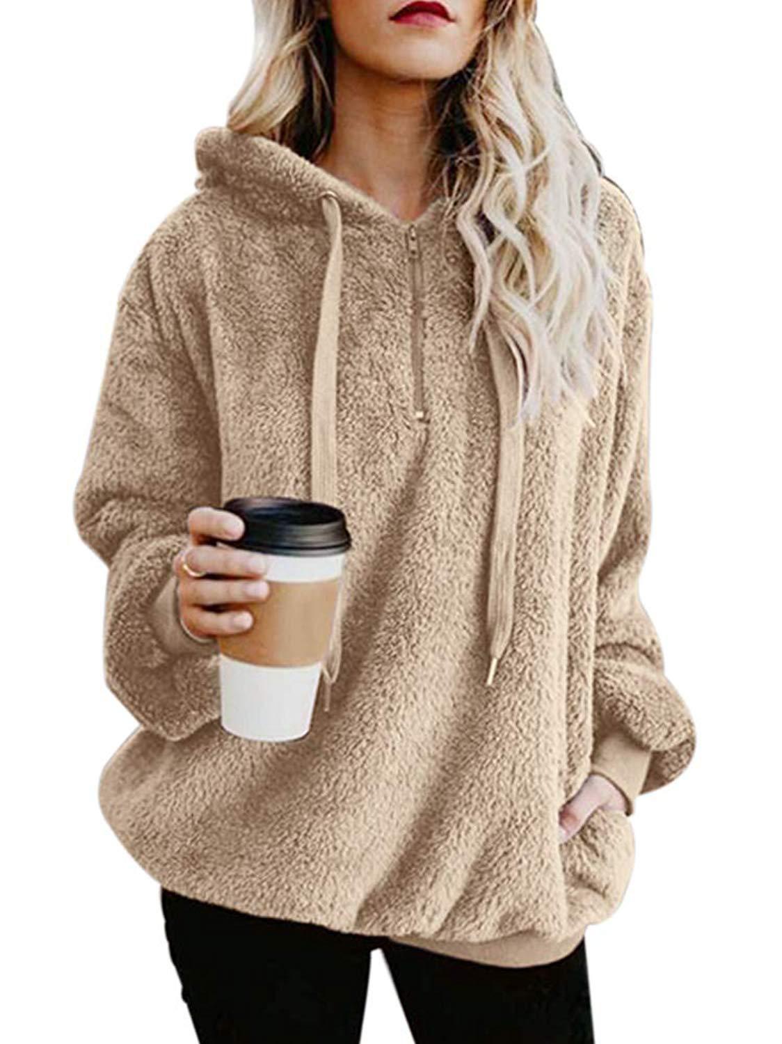 European and American long-sleeved hooded solid color sweater | Luxury Home Accessories | Heulog Glow