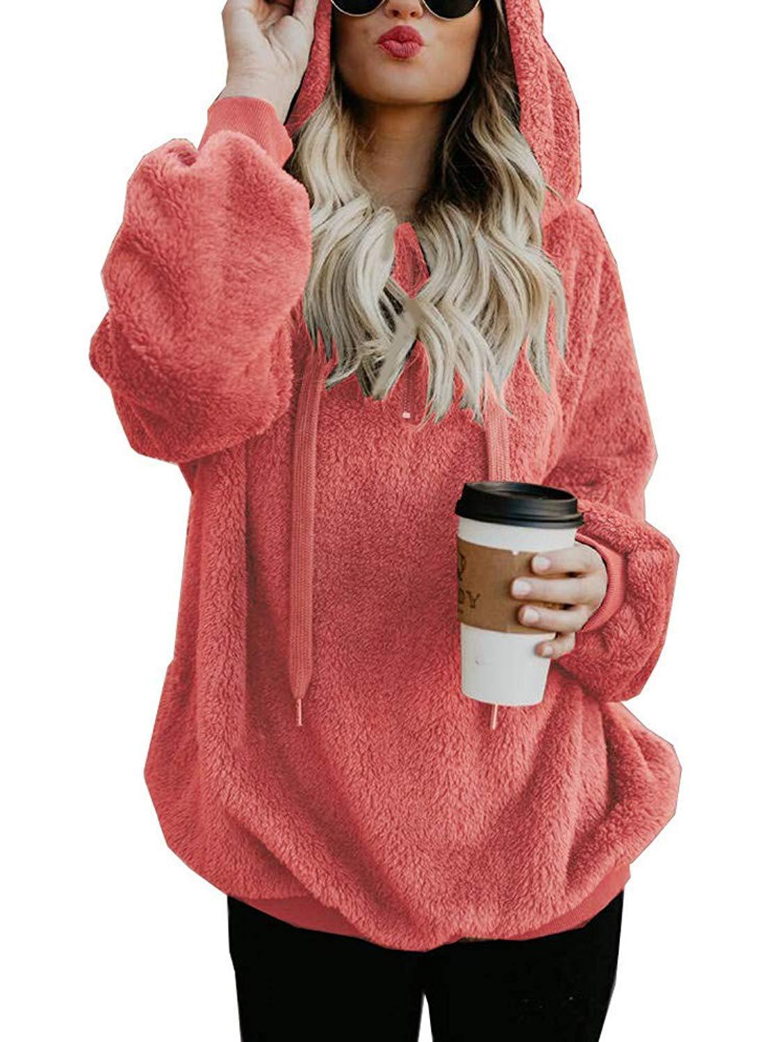 European and American long-sleeved hooded solid color sweater | Luxury Home Accessories | Heulog Glow