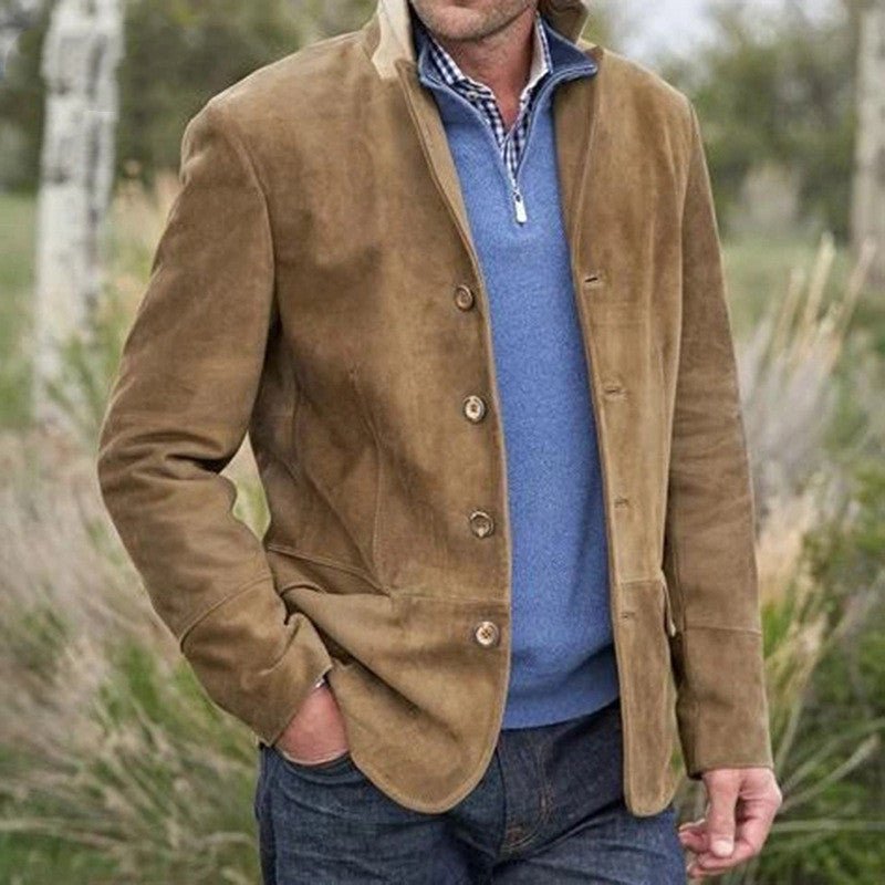 European And American Men's New Retro Casual Jacket | Luxury Home Accessories | Heulog Glow