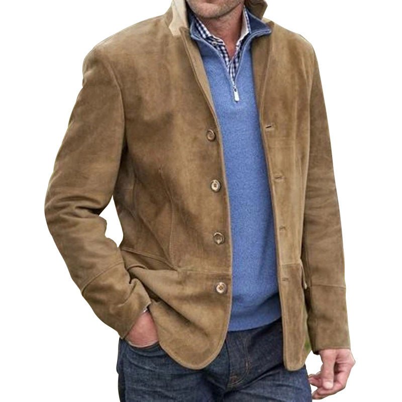 European And American Men's New Retro Casual Jacket | Luxury Home Accessories | Heulog Glow