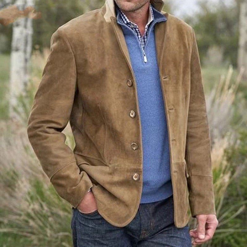 European And American Men's New Retro Casual Jacket | Luxury Home Accessories | Heulog Glow