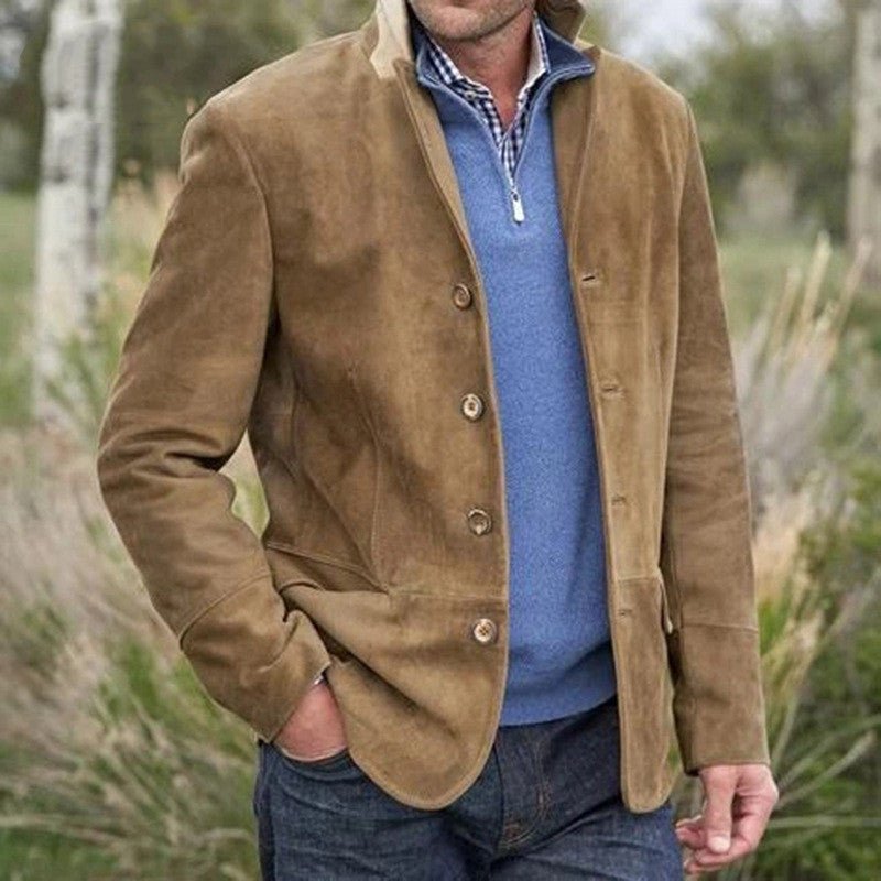 European And American Men's New Retro Casual Jacket | Luxury Home Accessories | Heulog Glow