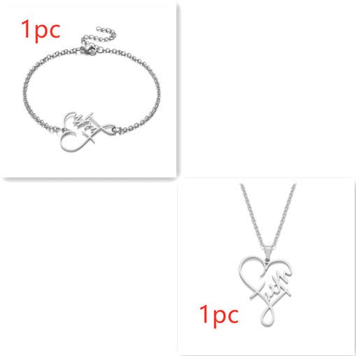 European And American Necklace Heart Of Faith Pendant | Luxury Home Accessories | Heulog Glow