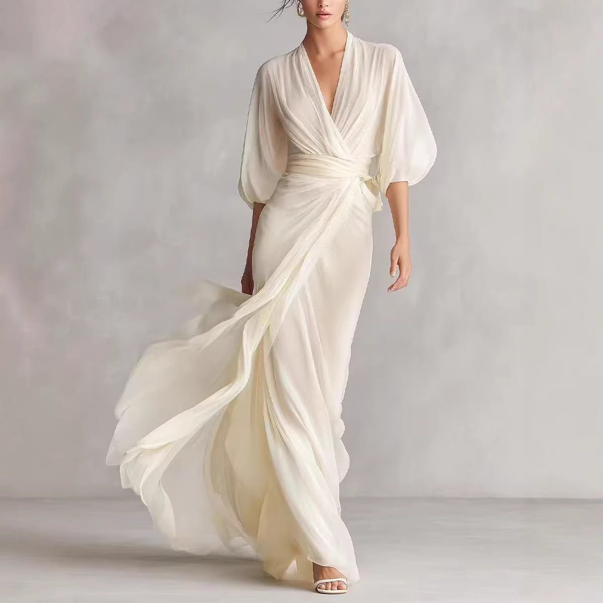 European And American-style Slim-fit Long Dress For Women | Luxury Home Accessories | Heulog Glow