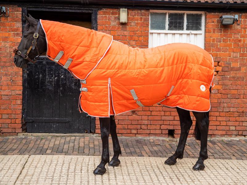 EX DISPLAY STABLE RUG NECK COVER - 200G ORANGE - SMALL | Luxury Home Accessories | Heulog Glow