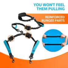Explosive Double Dog Running Lead | Luxury Home Accessories | Heulog Glow