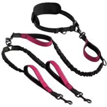 Explosive Double Dog Running Lead | Luxury Home Accessories | Heulog Glow