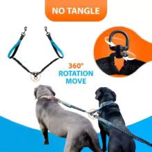Explosive Double Dog Running Lead | Luxury Home Accessories | Heulog Glow