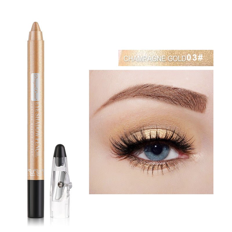 Eyeliner Eye Shadow Stick Shadow Pearlescent Eyeliner With Penknife Bubble Pen | Luxury Home Accessories | Heulog Glow