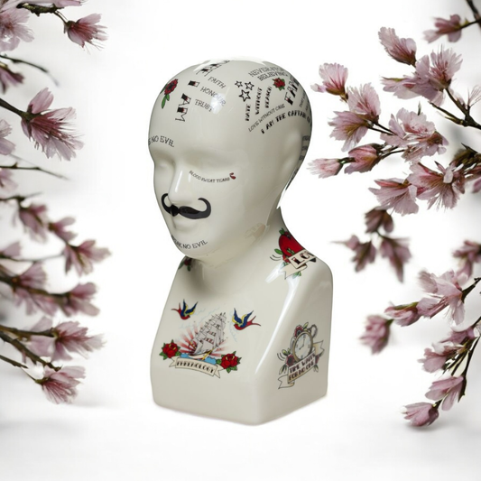 8" PHRENOLOGY HEAD