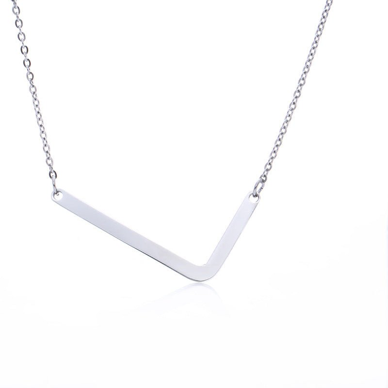 Fabulous Rose Gold Plated Stainless Steel Initial Letter Pendant Necklace | Luxury Home Accessories | Heulog Glow