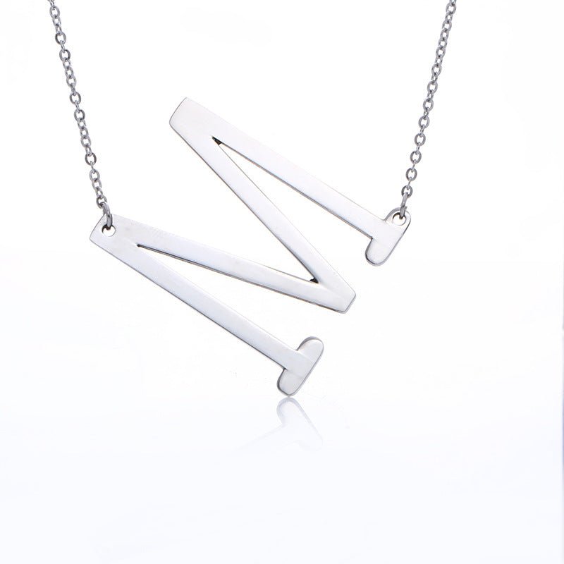 Fabulous Rose Gold Plated Stainless Steel Initial Letter Pendant Necklace | Luxury Home Accessories | Heulog Glow