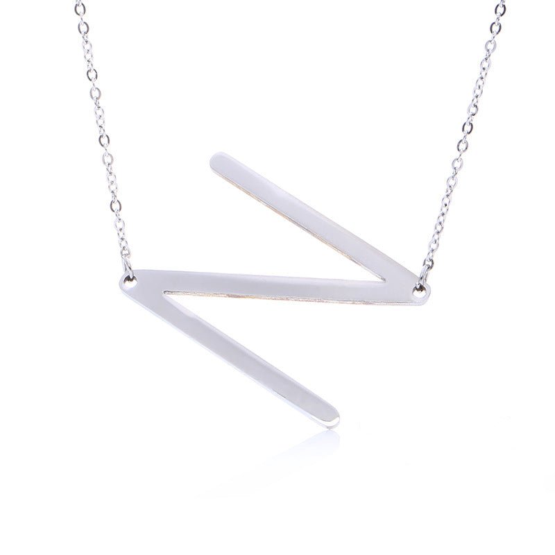 Fabulous Rose Gold Plated Stainless Steel Initial Letter Pendant Necklace | Luxury Home Accessories | Heulog Glow