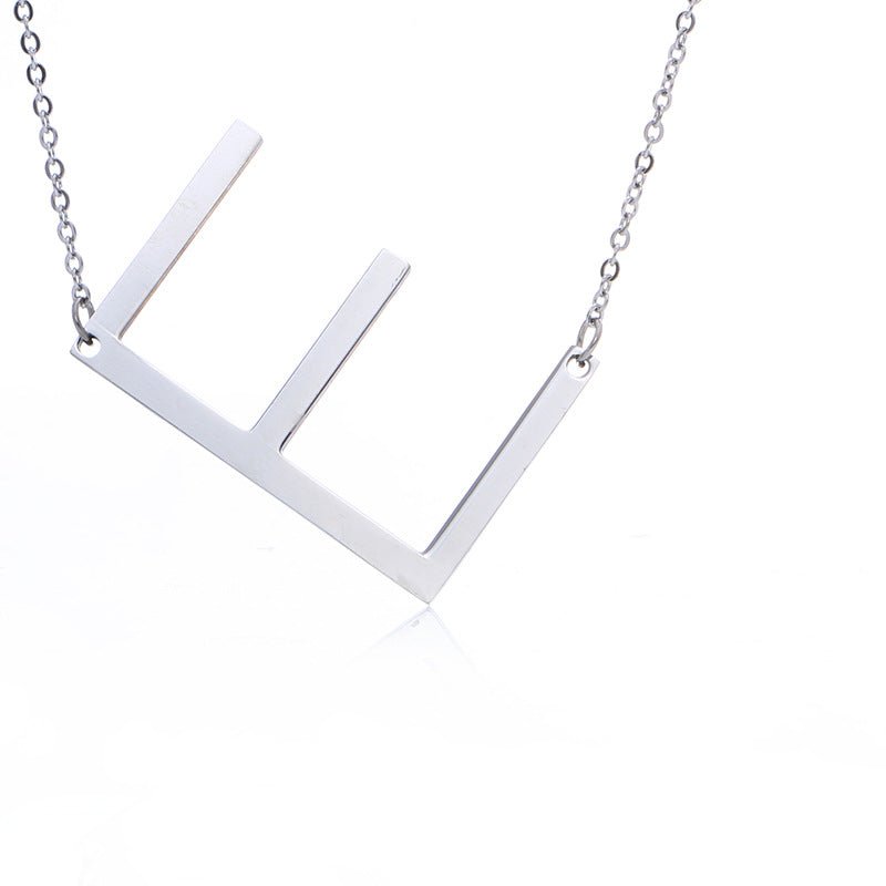 Fabulous Rose Gold Plated Stainless Steel Initial Letter Pendant Necklace | Luxury Home Accessories | Heulog Glow
