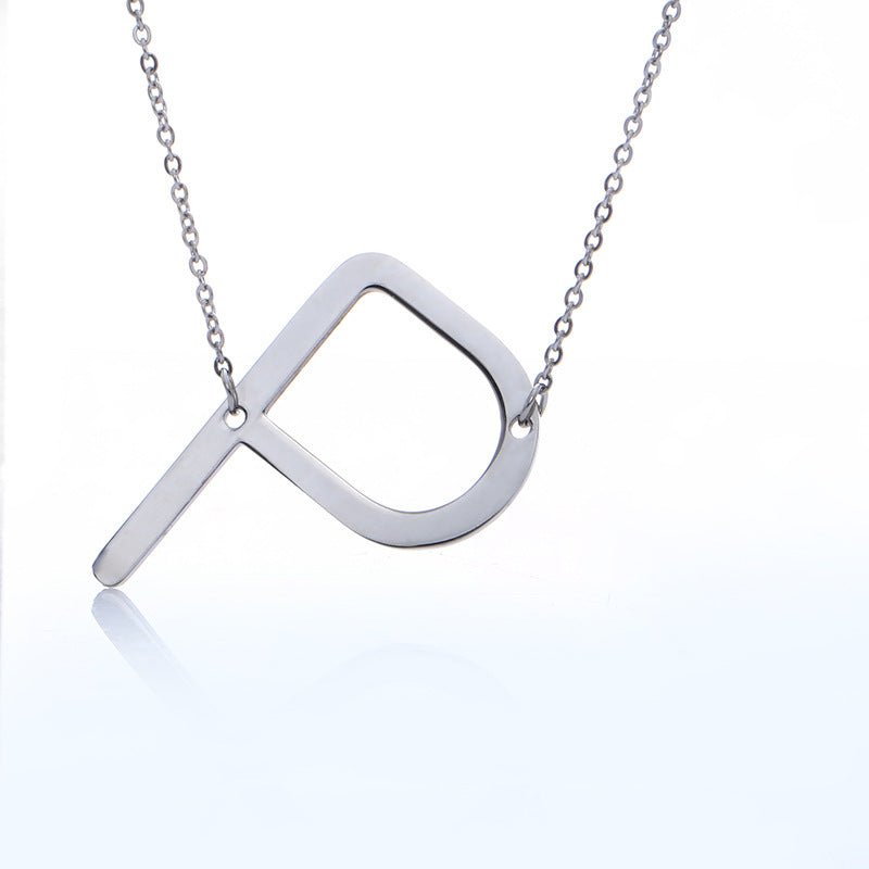 Fabulous Rose Gold Plated Stainless Steel Initial Letter Pendant Necklace | Luxury Home Accessories | Heulog Glow